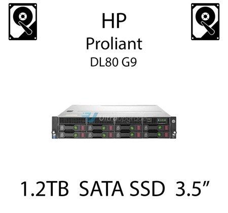1.2TB 3.5" dedykowany dysk serwerowy SATA do serwera HP ProLiant DL80 G9, SSD Enterprise , 6Gbps - 804680-B21 (REF)