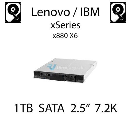 1TB 2.5" dedykowany dysk serwerowy SATA do serwera Lenovo / IBM xSeries x880 X6, HDD Enterprise 7.2k, 600MB/s - 00AJ141