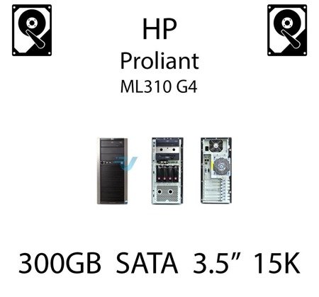 300GB 3.5" dedykowany dysk serwerowy SATA do serwera HP ProLiant ML310 G4, HDD Enterprise 15k, 3072MB/s - 431944-S21