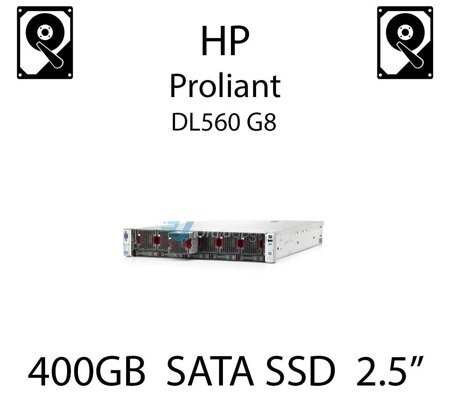 400GB 2.5" dedykowany dysk serwerowy SATA do serwera HP ProLiant DL560 G8, SSD Enterprise , 6Gbps - 692166-001 (REF)