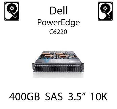 400GB 3.5" dedykowany dysk serwerowy SAS do serwera Dell PowerEdge C6220, HDD Enterprise 10k, 3072MB/s - GY583 (REF)