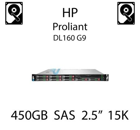 450GB 2.5" dedykowany dysk serwerowy SAS do serwera HP ProLiant DL160 G9, HDD Enterprise 15k, 12Gb/s - 759547-001 (REF)