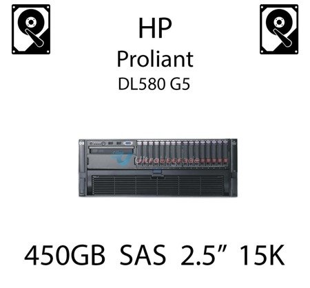 450GB 2.5" dedykowany dysk serwerowy SAS do serwera HP ProLiant DL580 G5, HDD Enterprise 15k, 12GB/s - 785408-001 (REF)