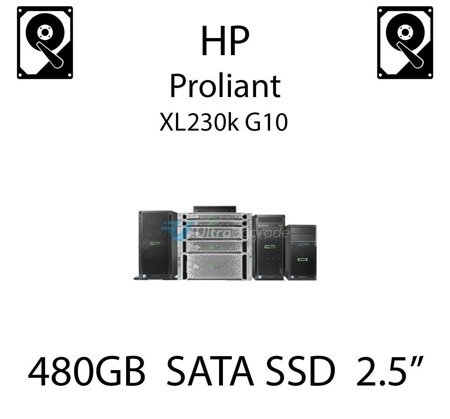 480GB 2.5" dedykowany dysk serwerowy SATA do serwera HP ProLiant XL230k G10, SSD Enterprise  - 872344-B21