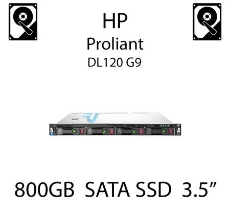 800GB 3.5" dedykowany dysk serwerowy SATA do serwera HP ProLiant DL120 G9, SSD Enterprise , 6Gbps - 691860-B21 (REF)