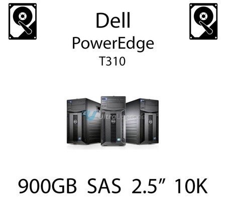900GB 2.5" dedykowany dysk serwerowy SAS do serwera Dell PowerEdge T310, HDD Enterprise 10k - 342-2977 (REF)