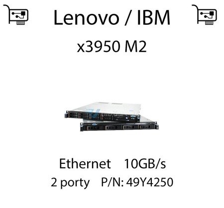 Karta sieciowa Ethernet 10GB/s dedykowana do serwera Lenovo / IBM System x3950 M2 (REF) - 49Y4250
