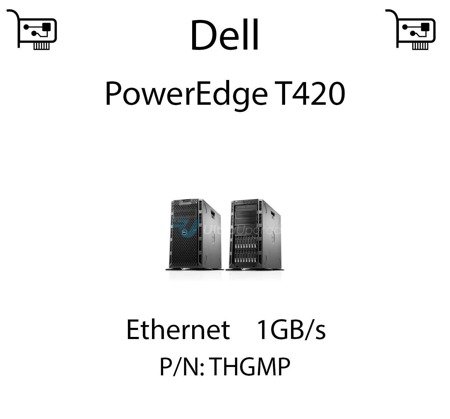 Karta sieciowa Ethernet 1GB/s dedykowana do serwera Dell PowerEdge T420 - THGMP