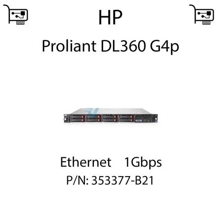 Karta sieciowa Ethernet 1Gbps, PCI dedykowana do serwera HP Proliant DL360 G4p - 353377-B21
