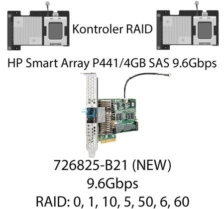 Kontroler RAID HP Smart Array P441/4GB SAS 9.6Gbps - 726825-B21